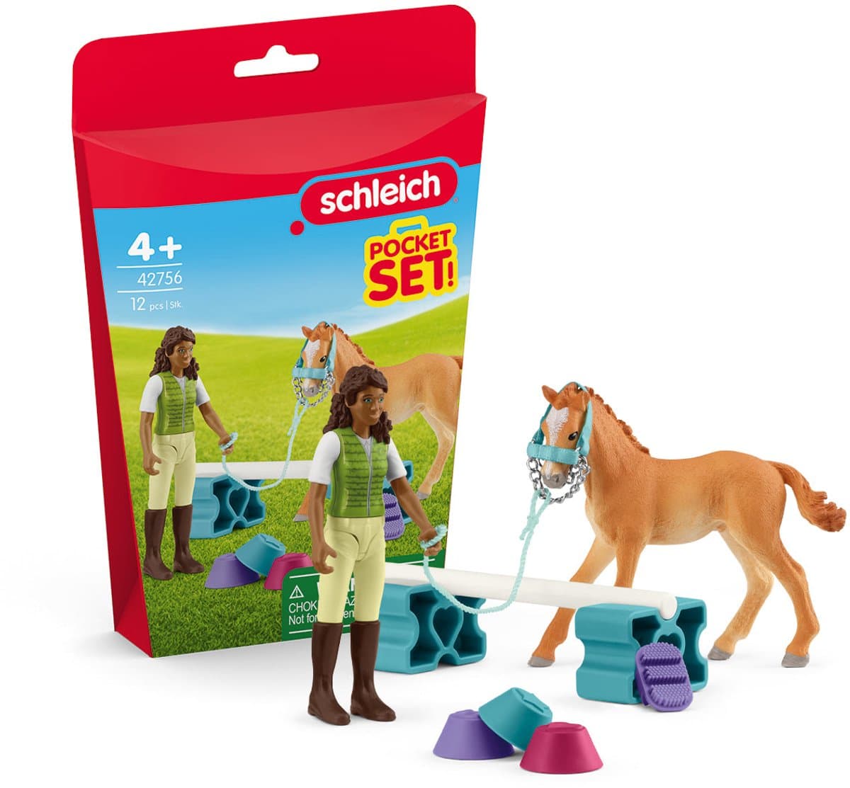 Schleich Horse Club Trainingsset voor veulens thumbnail 4