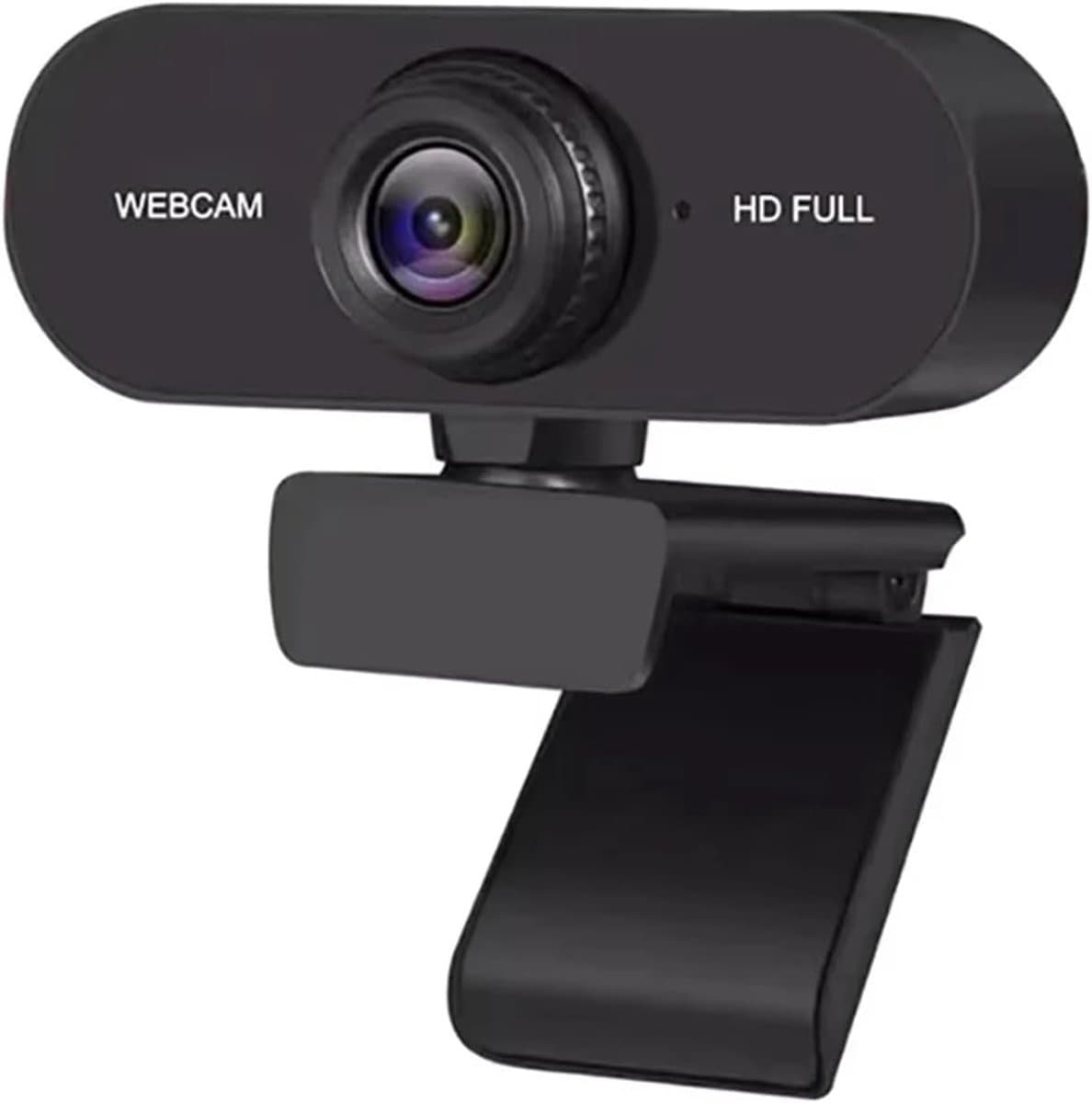 Webcam voor PC - 1080P Full HD - HD Pro Webcam - Voor Laptop en PC - Windows en Mac - Streaming Camera - Laptop - Office - Gaming - Zwart