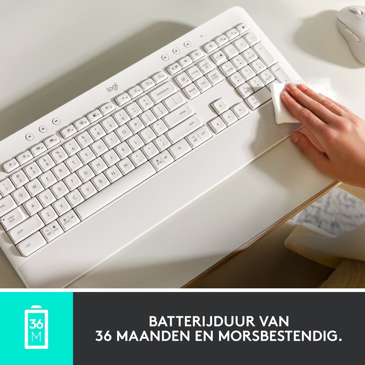 Logitech Signature K650 Draadloos Toetsenbord met Polssteun thumbnail 7