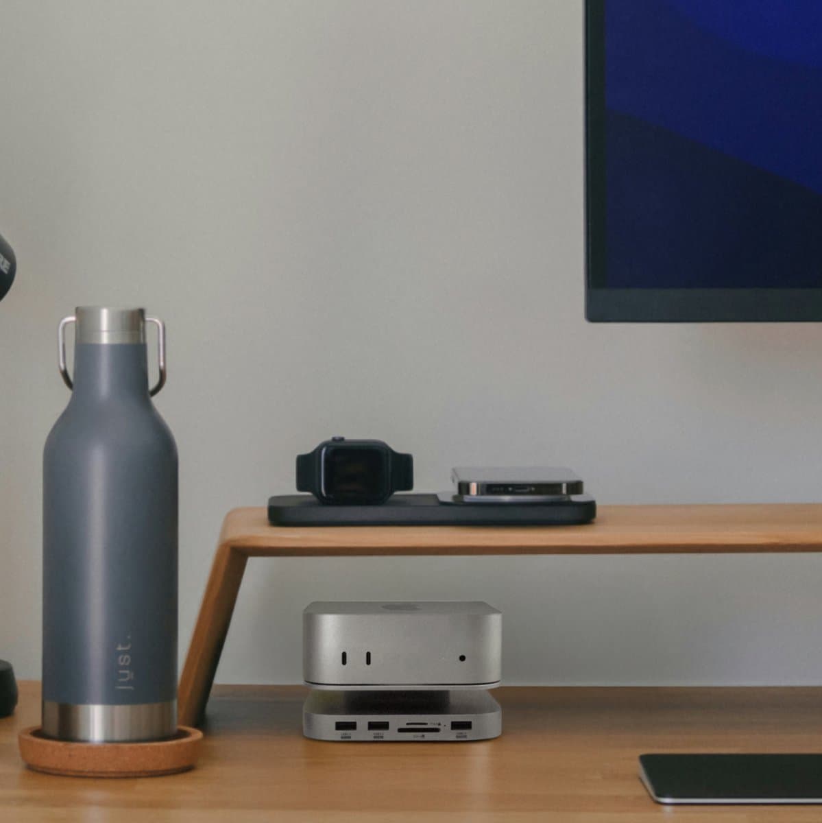 iMounts Mac Mini M4 docking station SSD - M.2 NVme externe opslag - USB-C - HDMI - SD-reader - Aluminium - Mac Mini M4- 2024/2025 thumbnail 4
