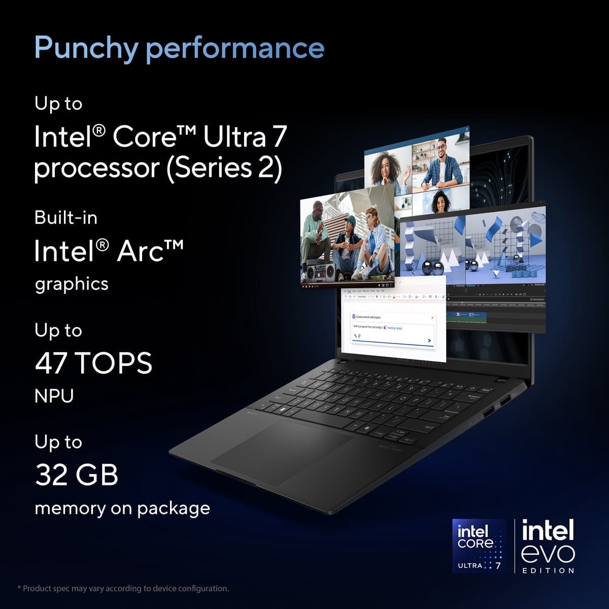 ASUS Vivobook S14 S5406SA-QD077W - Copilot+ Laptop - 14 inch thumbnail 8