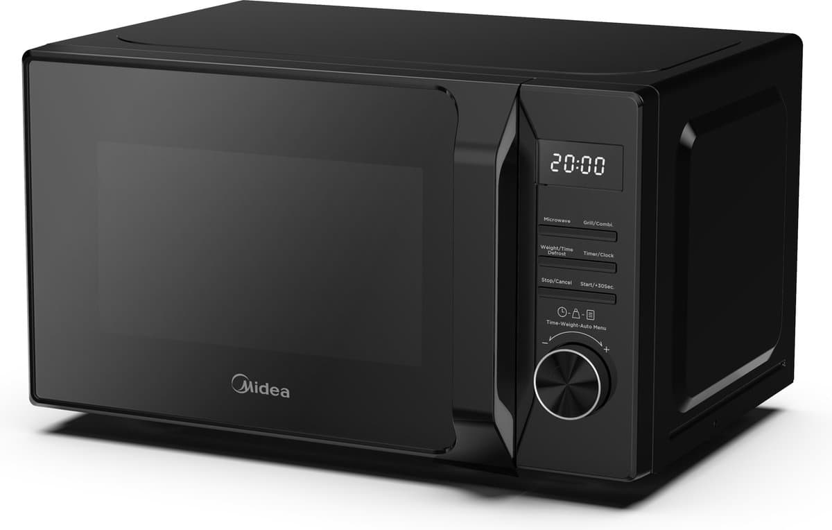 Midea AG20CF2EBK - Magnetron met grill - 20L - 700W - 8 Automatische programma's - Zwart thumbnail 2