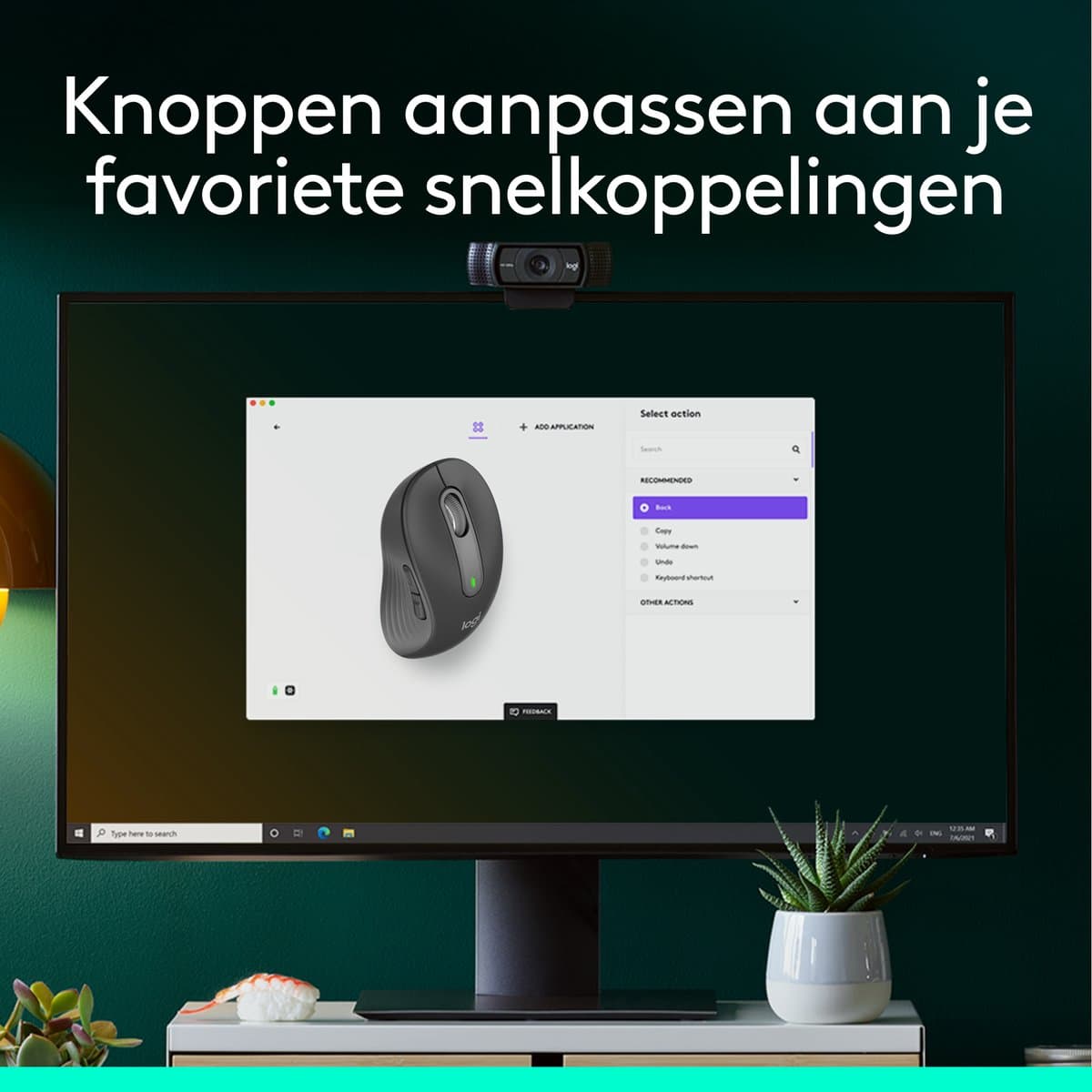 Logitech Signature M650 L - Draadloze Muis - Met Bluetooth - Graphite thumbnail 7