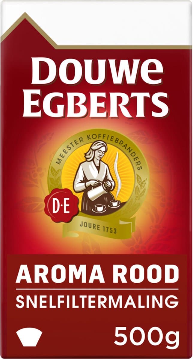 Douwe Egberts Aroma Rood Koffie Snelfilter Maling 500 gr thumbnail 7