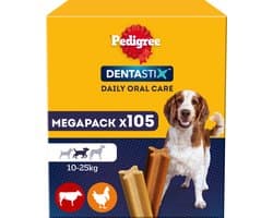 Pedigree Dentastix - Medium Hond - Gebitsverzorging - 105 Kauwsnacks