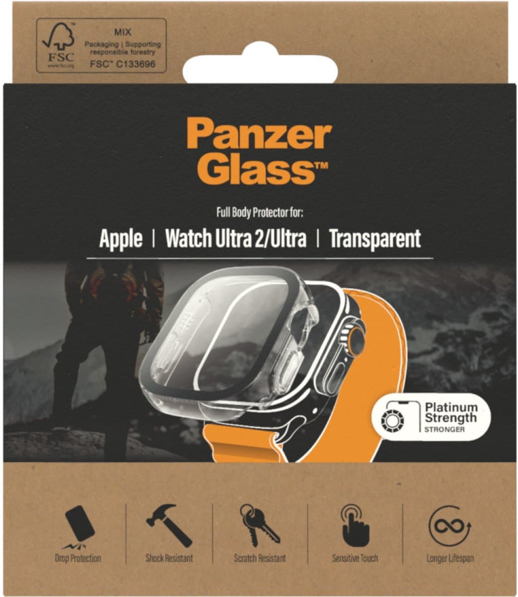 Panzerglass Fullbody Apple Watch - Ultra 49 mm - Transparant thumbnail 3
