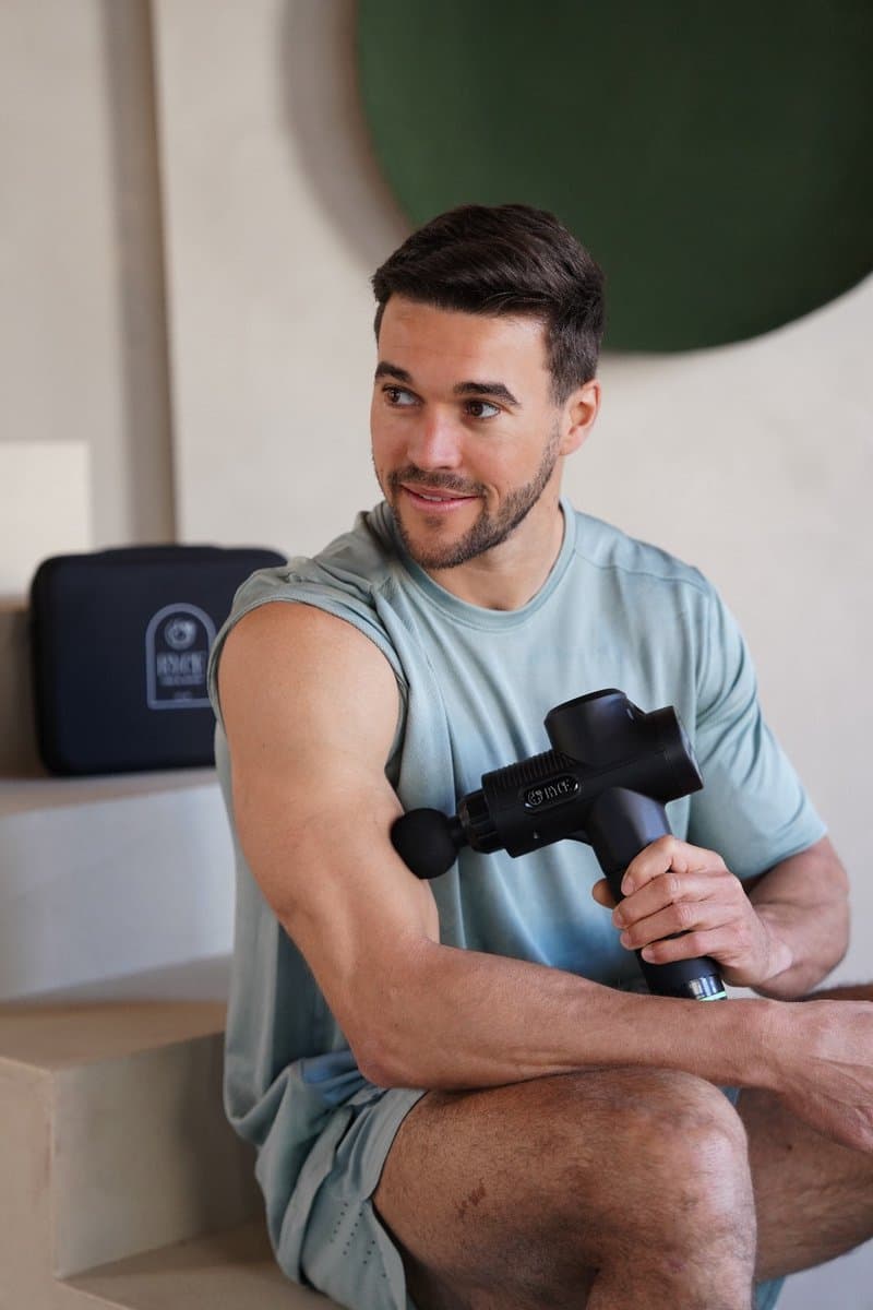 Ryce Massage Gun: 30 standen, 6 opzetstukken, oplaadbaar thumbnail 6