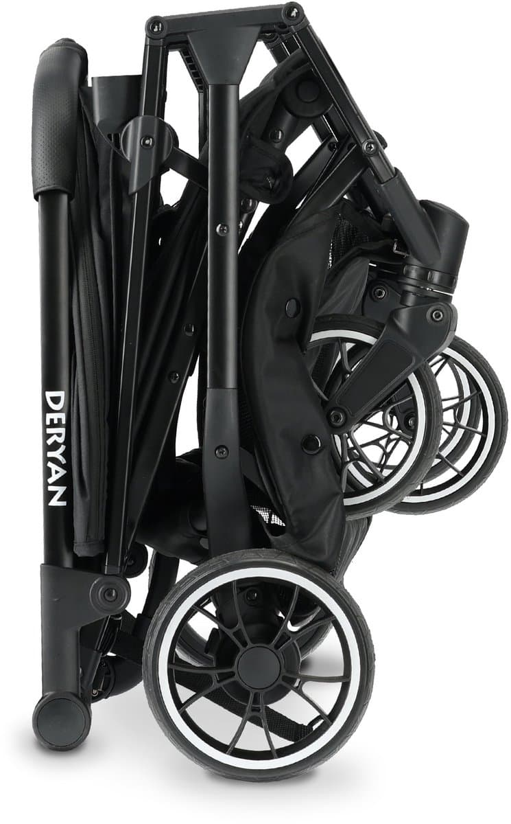 Deryan Rolo X2 Duo Buggy - 2 persoons - Compact & lichtgewicht - Zwart thumbnail 8