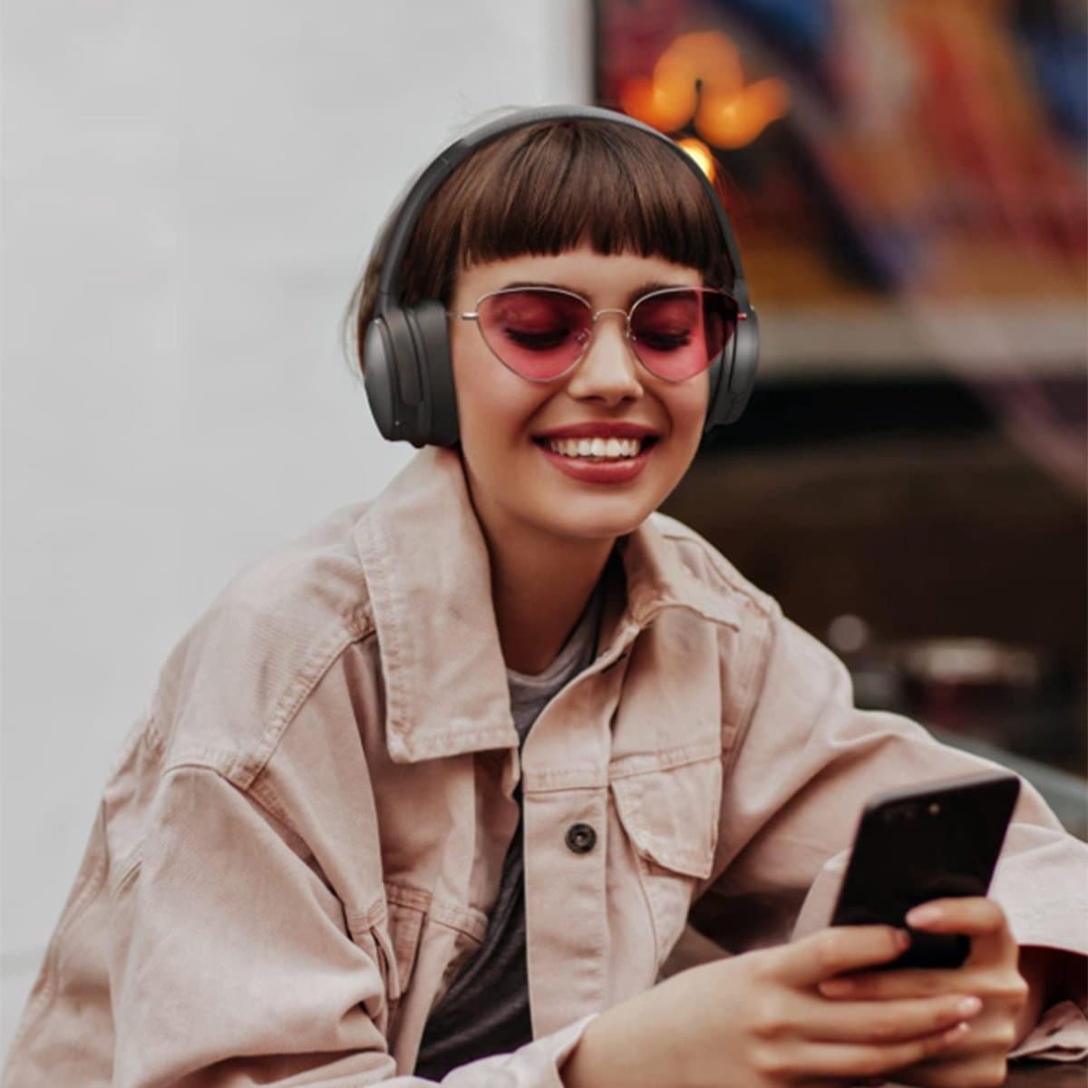KINSI Premium Bluetooth-headset - Draadloos met Ruisonderdrukking, HD-bellen voor Crystal Clear Communicatie, Ultra-lange Batterijduur thumbnail 7