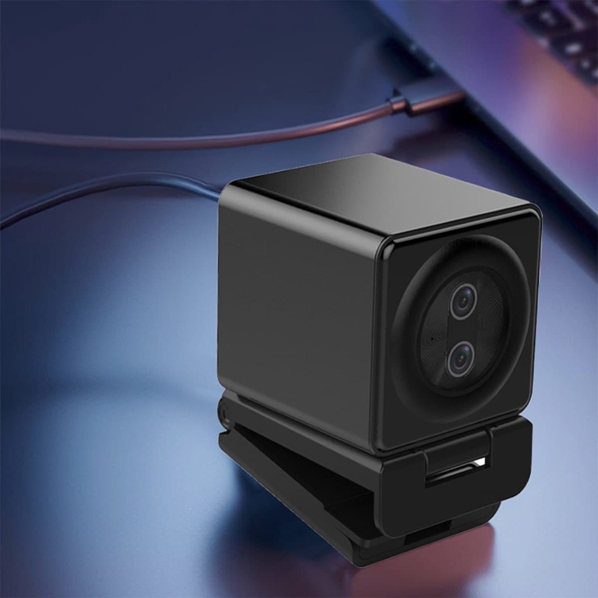 NAXSIR 4K HD Media Webcam met Fernbedienungen - Ideal voor Web Conferencing & Live Streaming | Met Verrekijker Optiek en Afstandsbediening thumbnail 4
