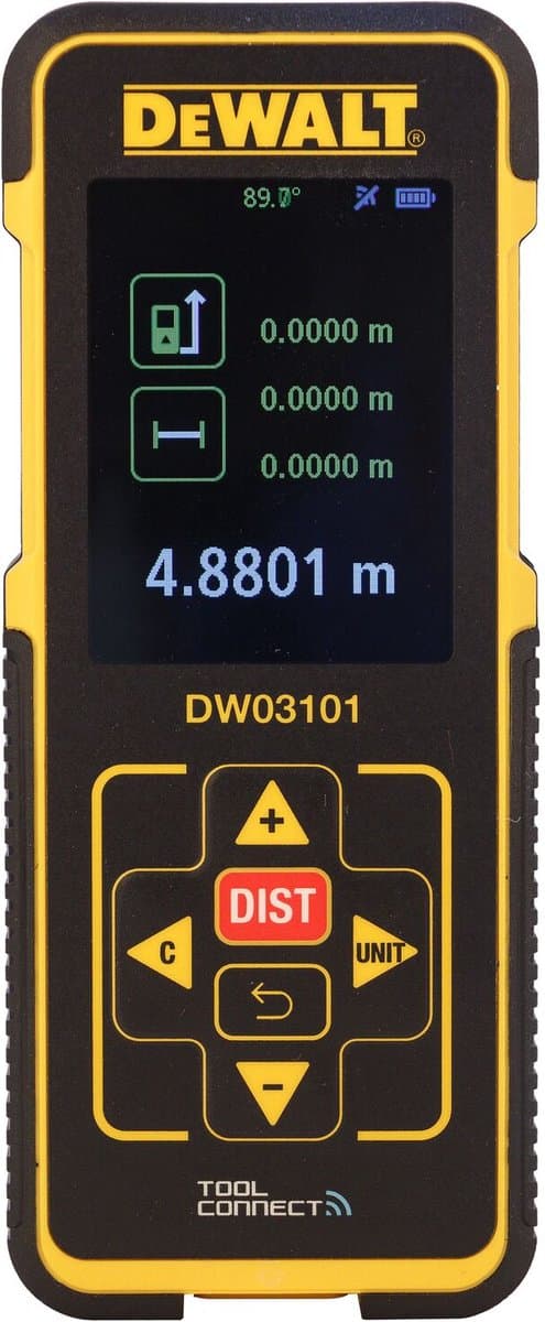 DeWalt DW03101 - Laserafstandsmeter - 100m - IP65 - Inclinometer thumbnail 8