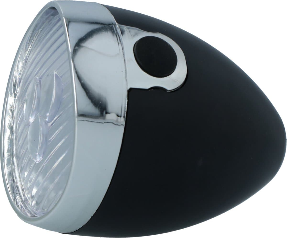 Dresco Koplamp Fiets Classic Zwart - Fietsverlichting - Classic - 3 LEDs - Zwart thumbnail 8