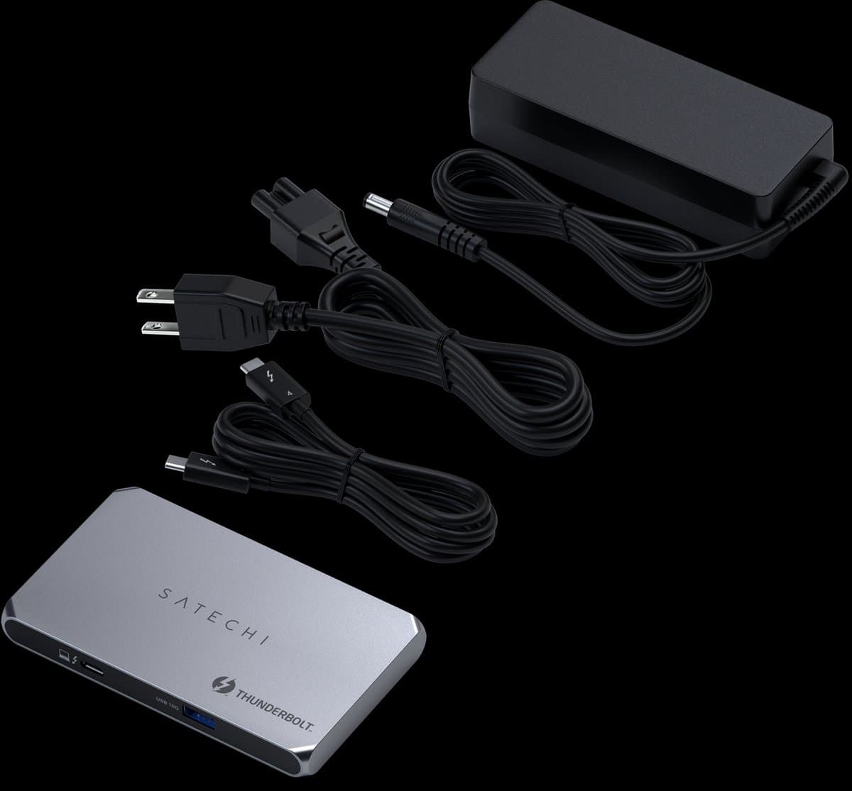 Satechi Thunderbolt 4 Slim Hub - Space Gray thumbnail 6