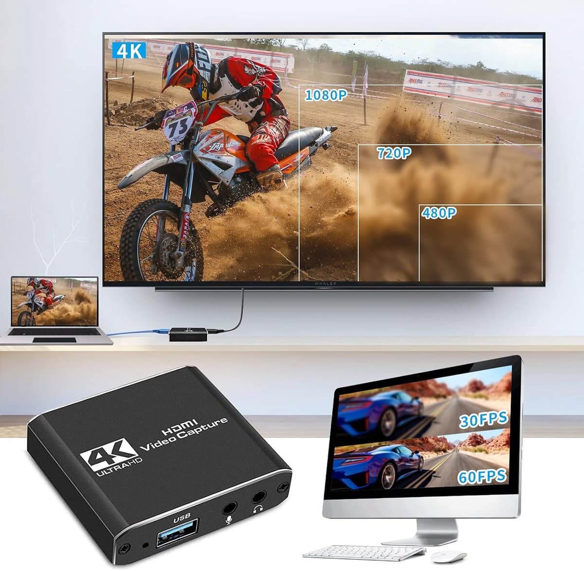 Lexium Capture card 4K - Game Capture Card - Video Grabber - Video Capture Card 4K thumbnail 5
