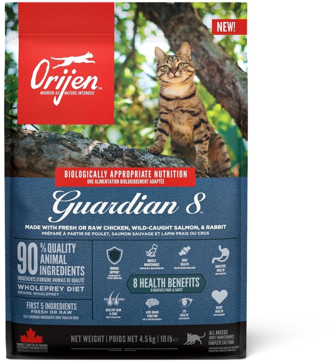 Orijen Guardian 8 Cat - Premium kattenbrokken met 90% vlees thumbnail 7