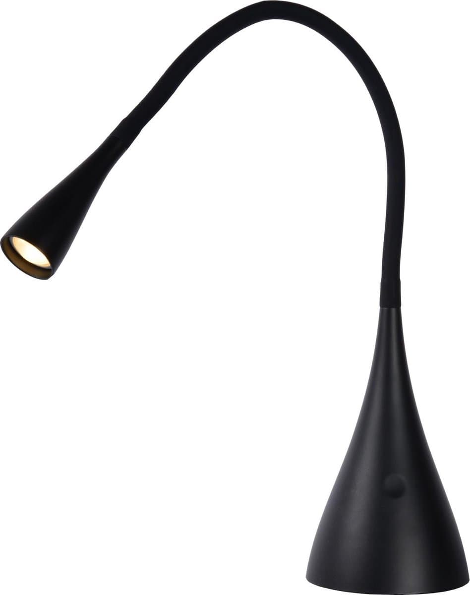 Lucide ZOZY - Bureaulamp - LED 3 StepDim - 1x4W 3000K - Zwart thumbnail 4