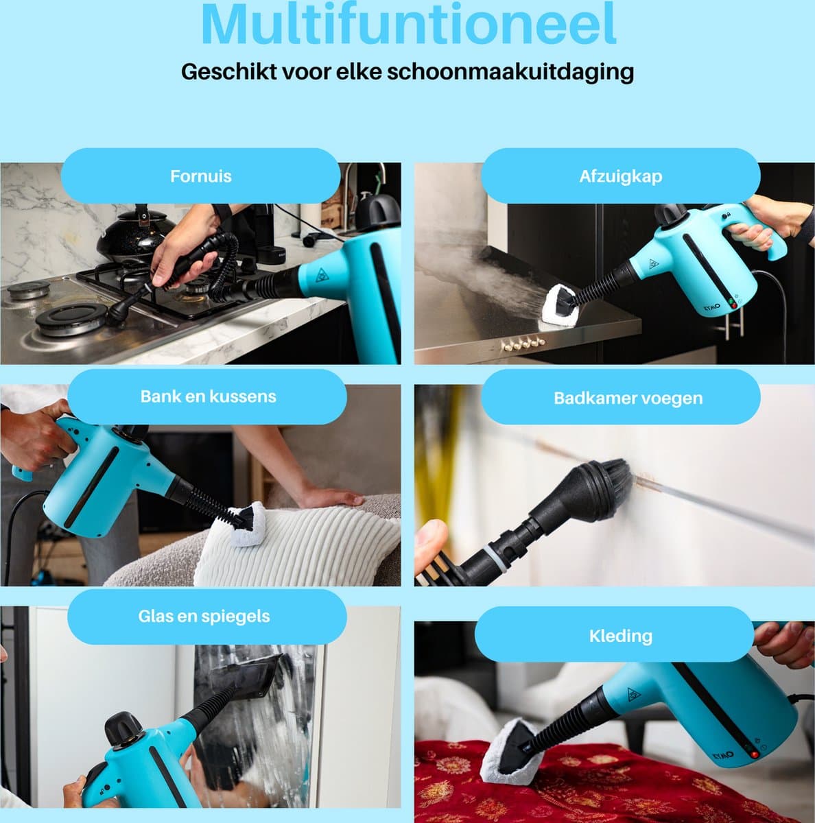Kymo Handstoomreiniger Plus – 4 bar, 10+ min stoom thumbnail 8