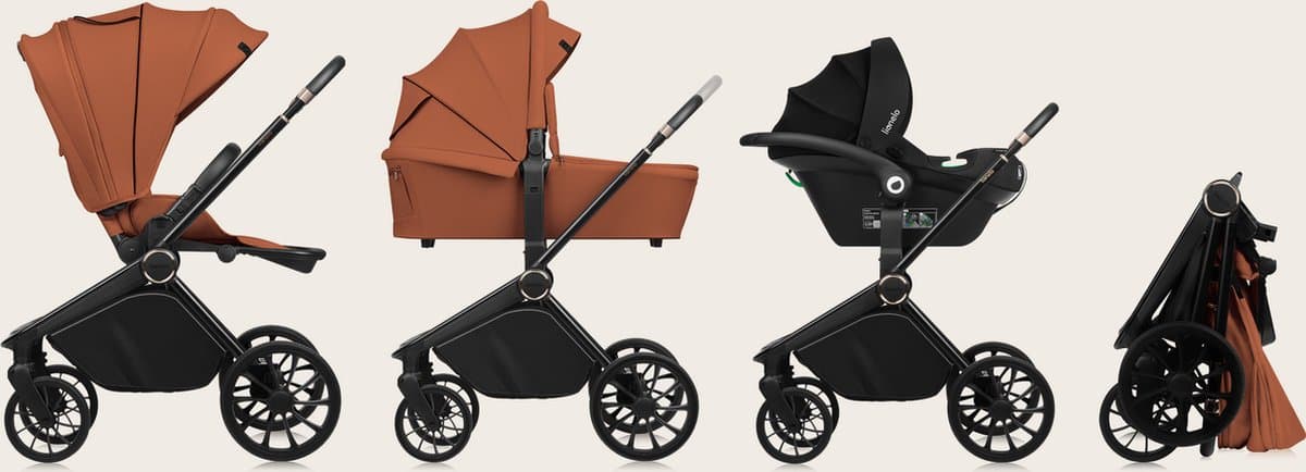 Lionelo Mika Plus 3in1 - Veilige kinderwagen met autostoel thumbnail 7