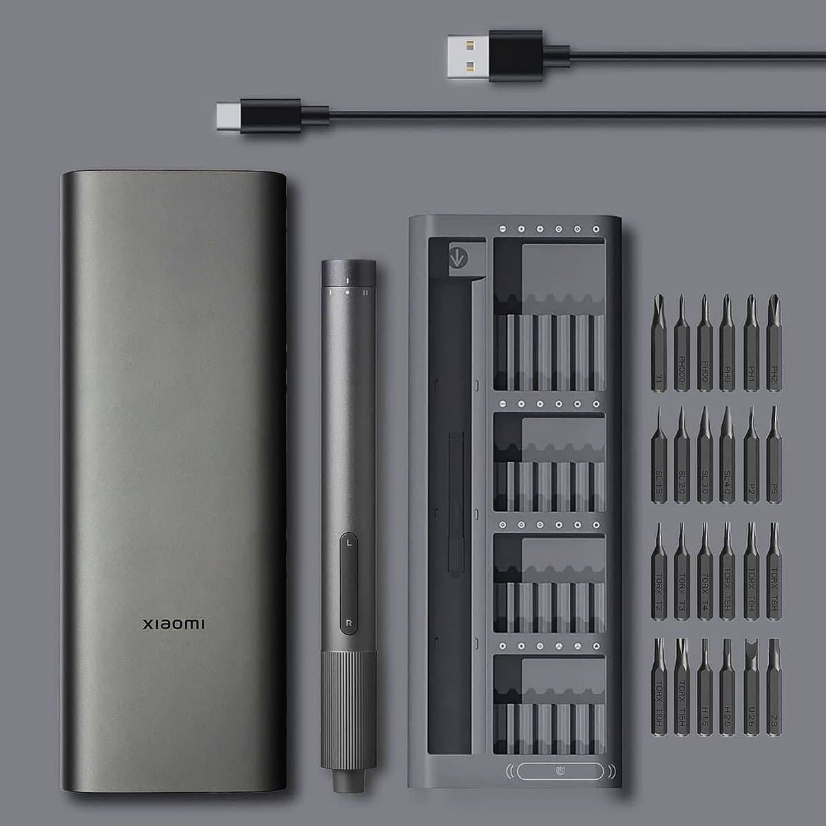 Xiaomi Elektrische Precisie Schroevendraaier - 24 bits, 2 snelheden thumbnail 7