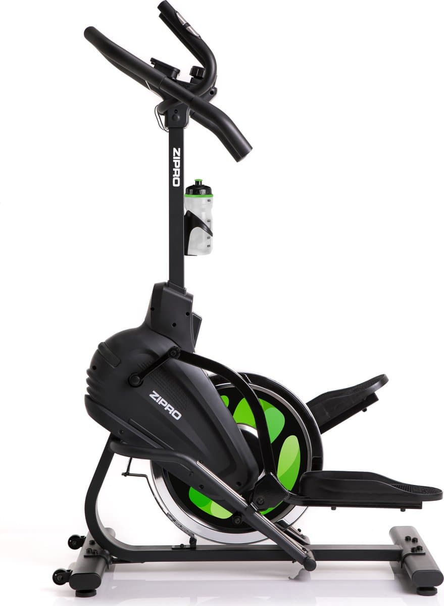 ZIPRO CLIMBER - Crosstrainer & Stepper 2-in-1 - Magnetisch - 120kg Belasting - Compact - Hartslag - Groen/Zwart thumbnail 5
