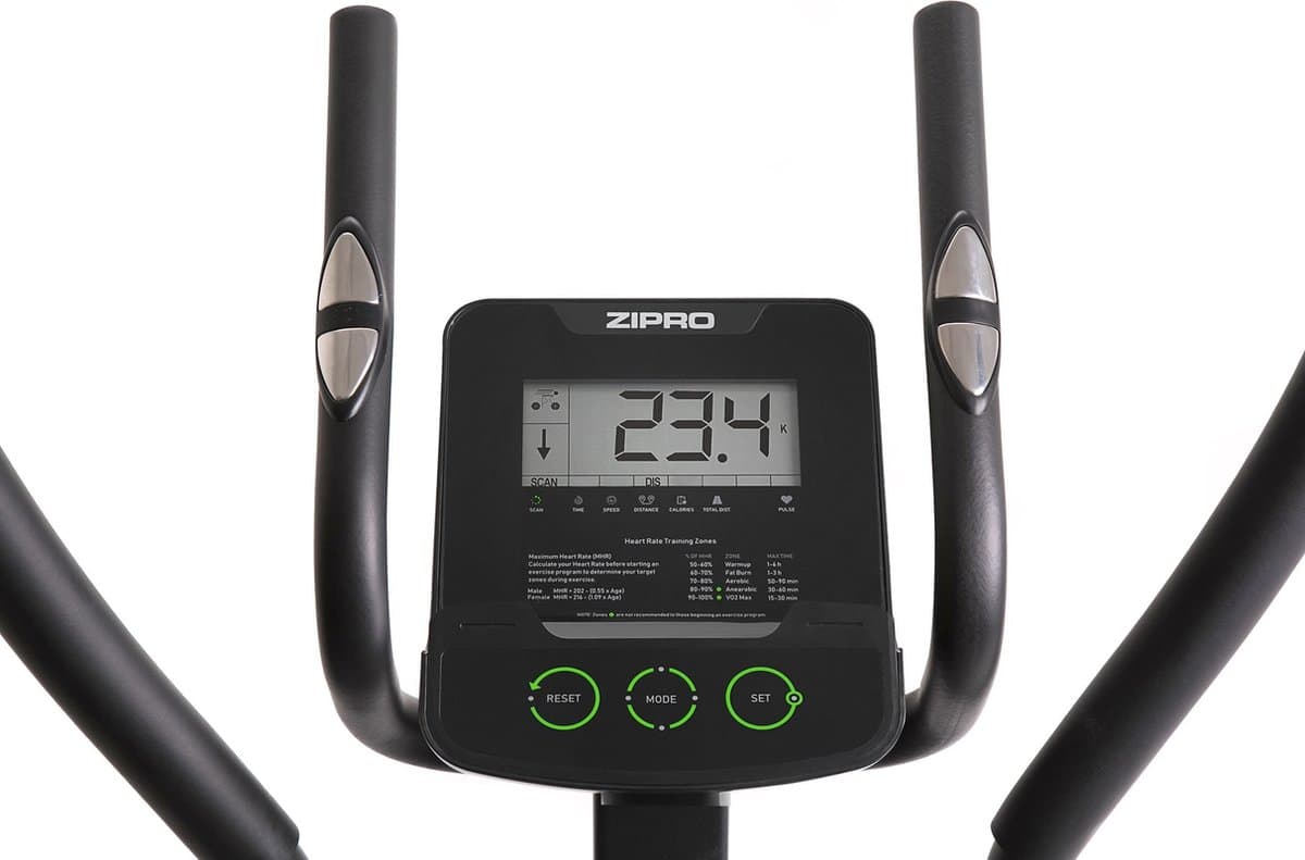 ZIPRO HULK - Magnetische Crosstrainer - 150kg Belasting - Vliegwiel 8kg - Hartslag - Stabiel - Fitness thumbnail 4