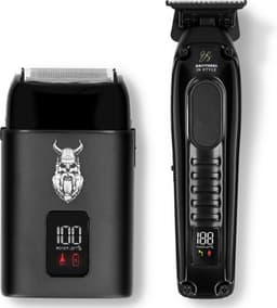 Productfoto van Baardtrimmer & Foil Shaver Combi Set