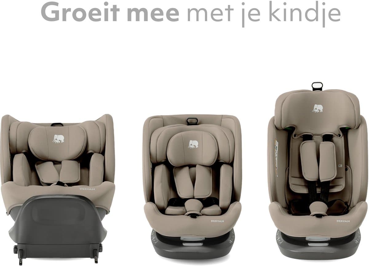 Deryan Cassie Luxe I-size: 0-1-2-3 autostoel, 360° draaibaar thumbnail 7