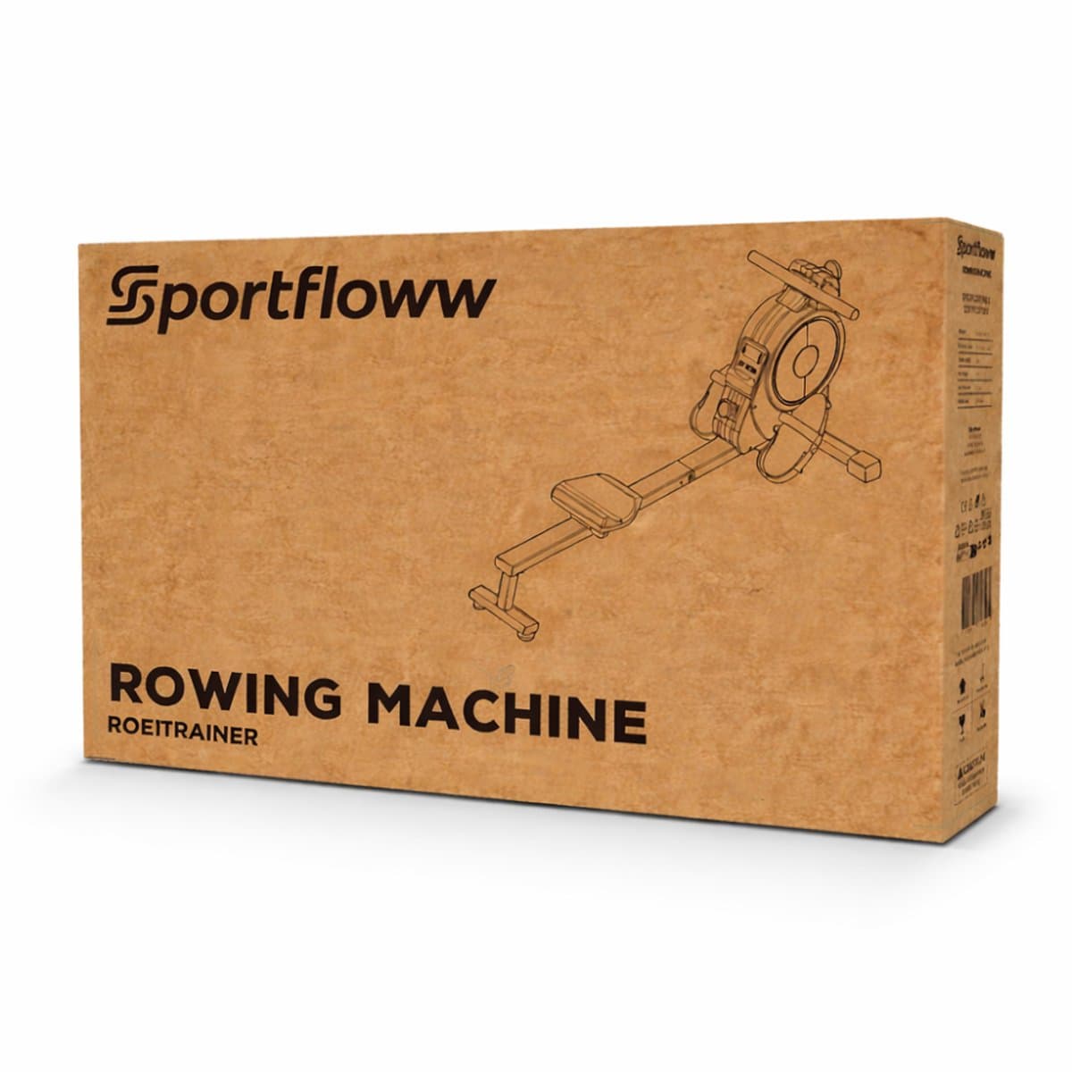 Sportfloww Roeitrainer - Roeimachine Met App - Inklapbaar Roeiapparaat - 16 Weerstandniveaus - Tot 195cm thumbnail 8