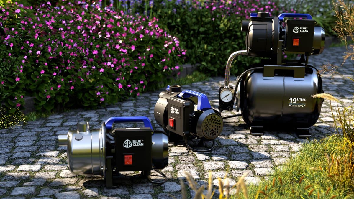 Annovi Reverberi ARGP 800P Beregeningspomp / Waterpomp 800W - 3500l/h - RVS Pomphuis - Zelfaanzuigend Tuinpomp - Aanzuigpomp - Voor besproeien van tuin / gazon thumbnail 7