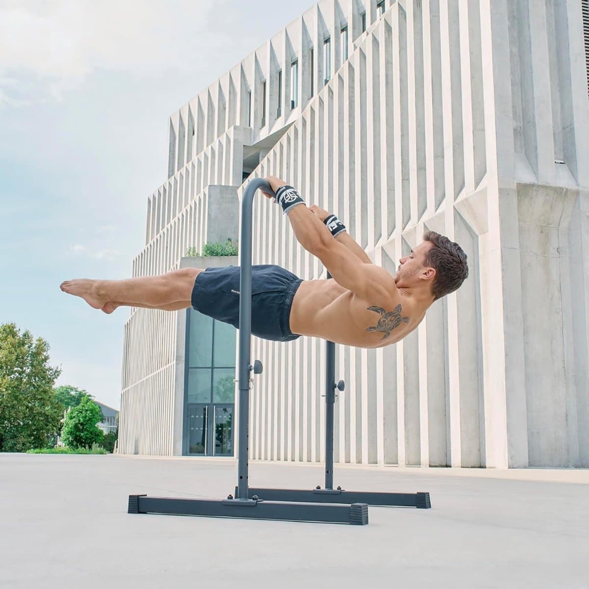 Core® Pull Up Station - Fitness - Grijs- 135cm x 135cm x 90cm thumbnail 5