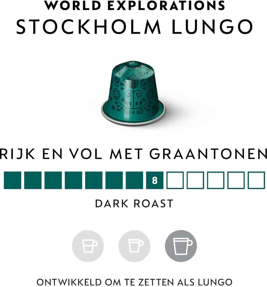 Nespresso - Original - Stockholm - Koffiecups - 50 capsules thumbnail 5