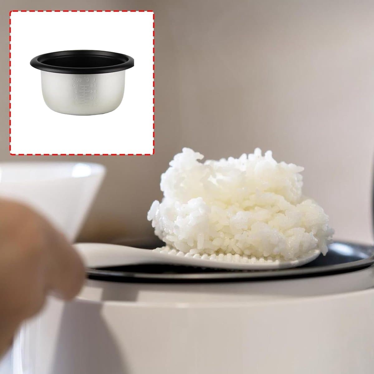 Aluminum Rice Cooker Inner Container Cookware Electric Rice Cooker Liner Nonstick Cooking Pots Kitchens Accessory Aluminum Rice Cooker Inner Container Cookware thumbnail 4