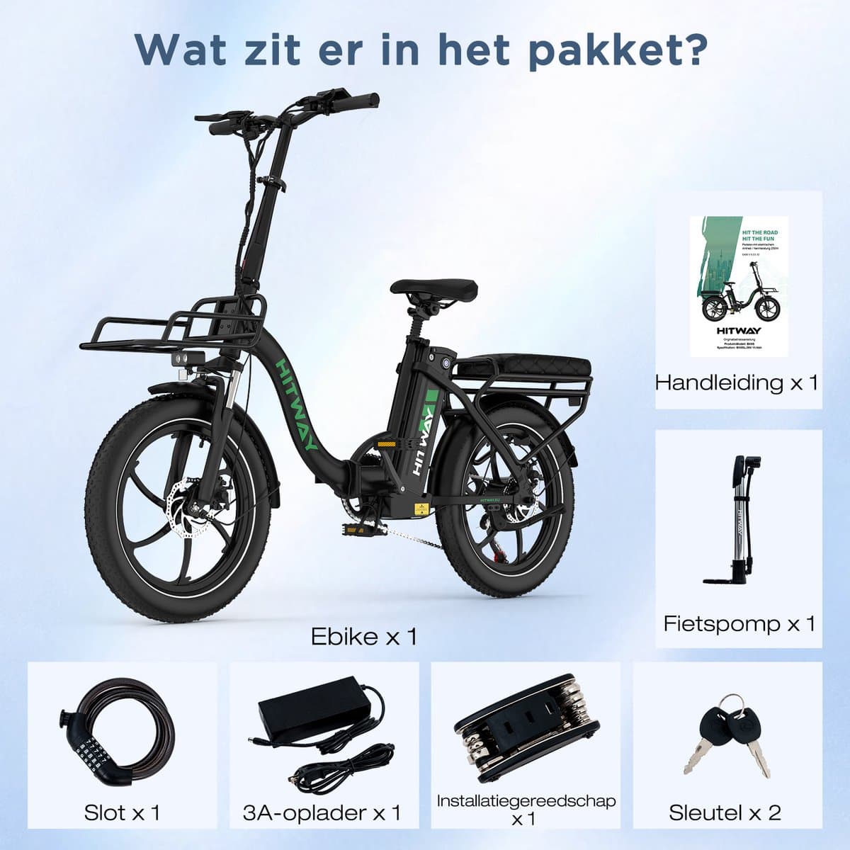 HITWAY BK6S L1 opvouwbare e-bike thumbnail 2