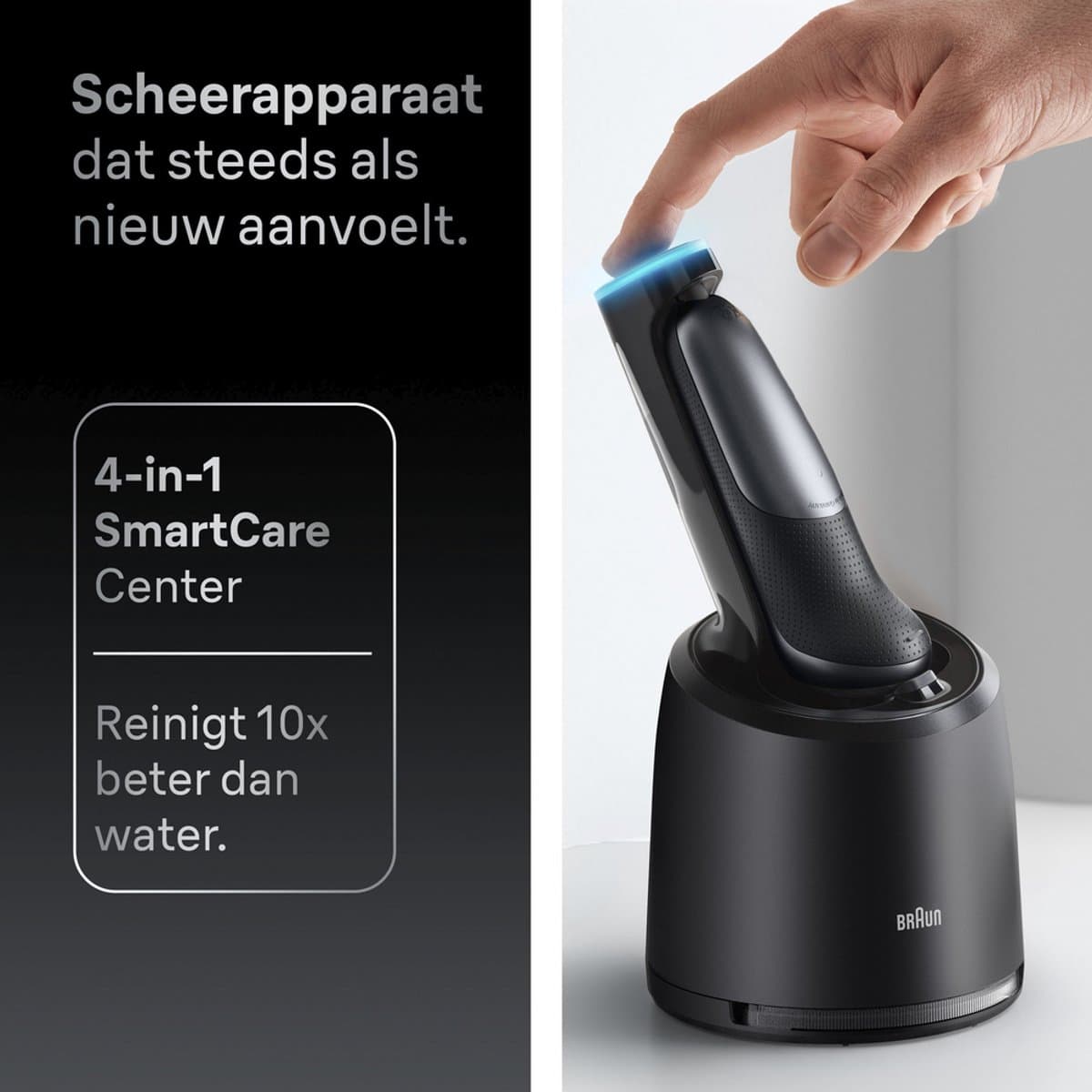 Braun Elektrisch Scheerapparaat Series 7 - Met SmartCare Center - EasyClick-opzetstukken - 72-C7650cc - Goud thumbnail 3