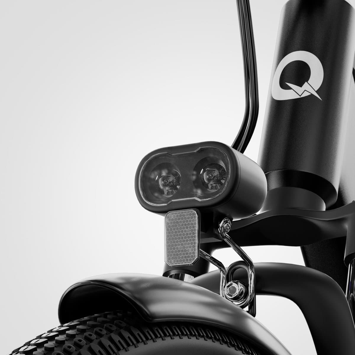 Qekud Elektrische Fiets - E-bike - 27.5 inch - 250W Motor -36V 13Ah Accu - 100km - 7 Versnellingen - met app - Zwart thumbnail 2