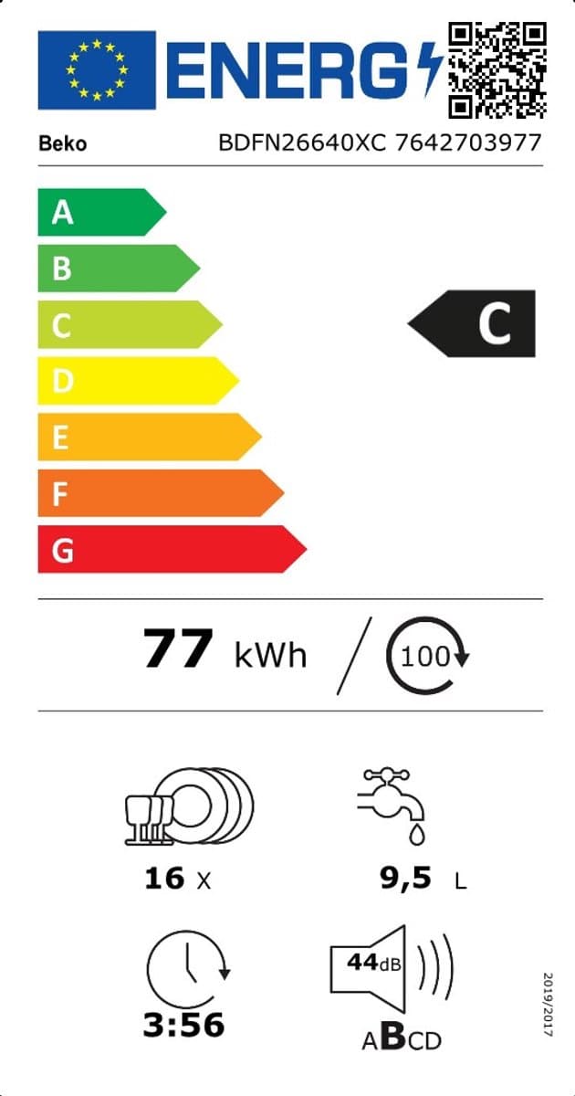 Beko BDFN26640XC - CornerIntense™ - Vrijstaande Vaatwasser thumbnail 2