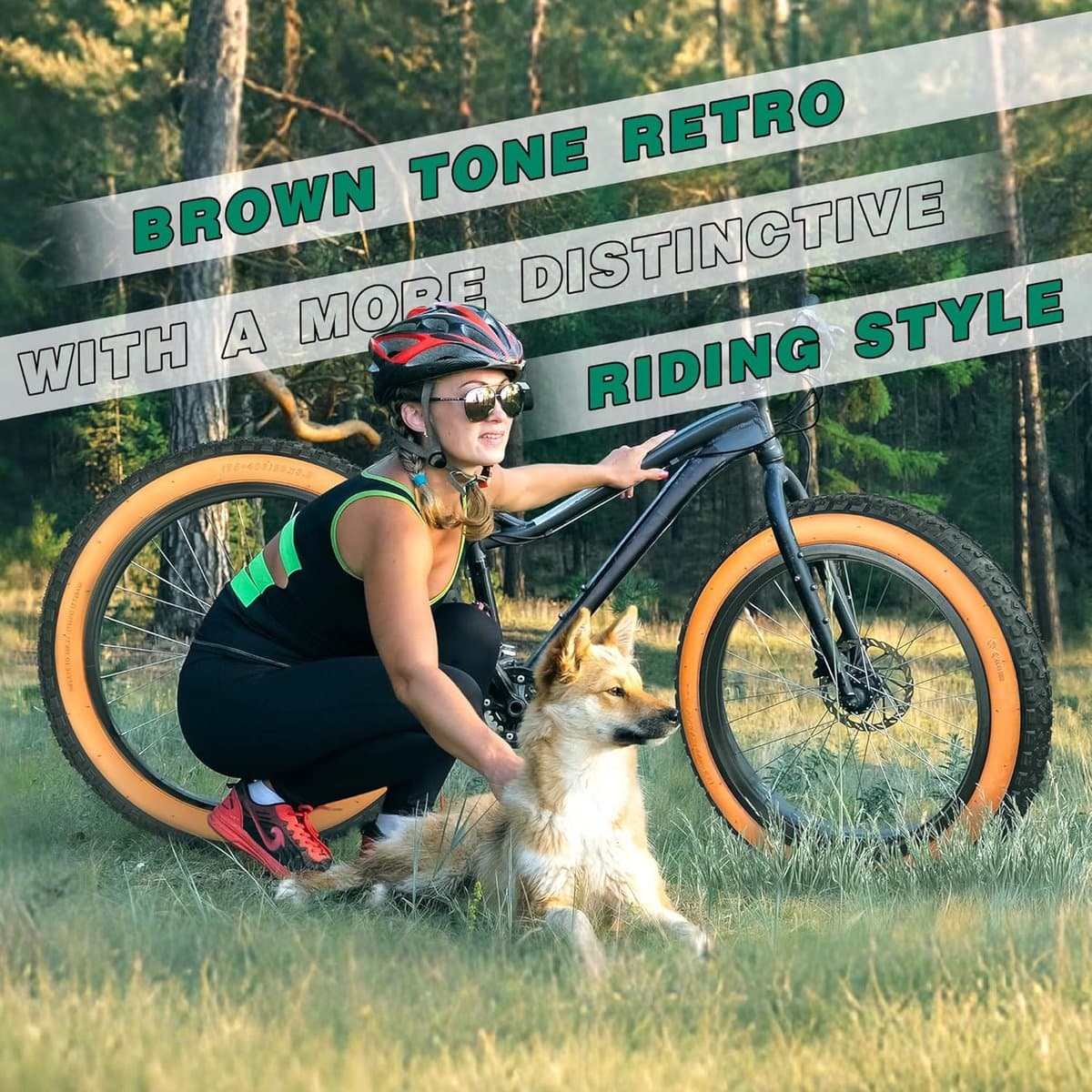 Binnenband Fatbike 20x4.0 - Fatbike Banden - Zwart/Bruin - Optimale Grip - Duurzaam Ontwerp - Voor E-bikes en Fatbikes thumbnail 8