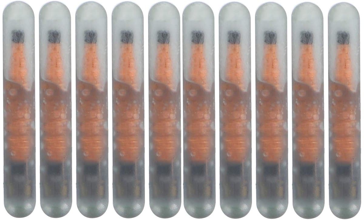 Dailygoods- Microchip 10 Stuks - Huisdier ID Microchip - Biologisch Glas - 134,2 KHz - Lichtgewicht - Antibacterieel - Dierenidentificatie thumbnail 4
