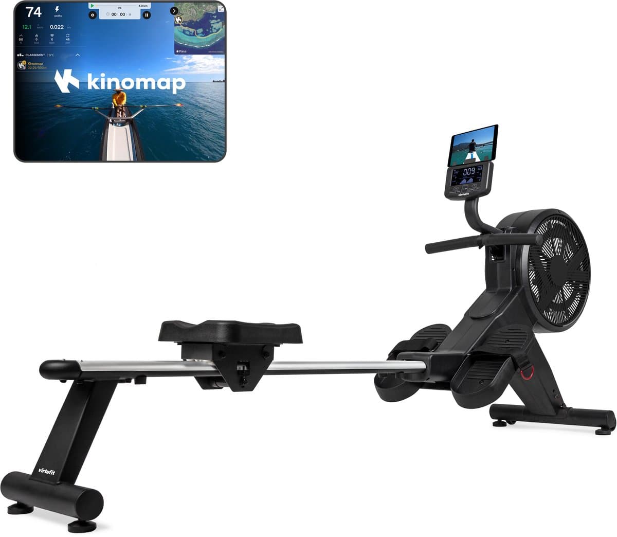 VirtuFit Elite Air Magnetic Roeimachine - Inklapbaar - LCD Display - 16 standen - Roeitrainer - Roeiapparaat