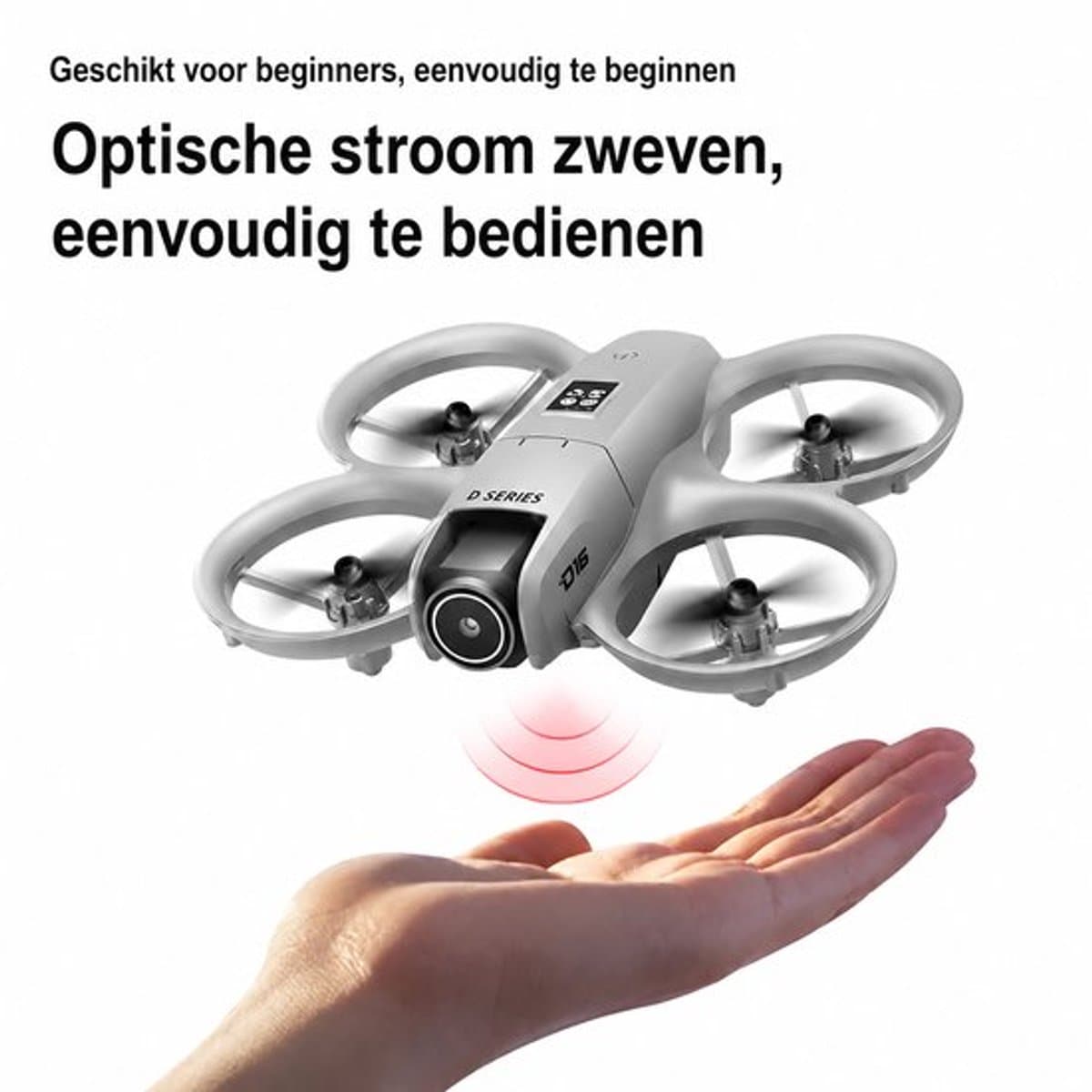Pelor D16 Drone met Camera - 8K Camera en Dubbele Lens - GPS Navigatie en Obstakelvermijding - WiFi FPV - Opvouwbaar Model - Zwart thumbnail 3