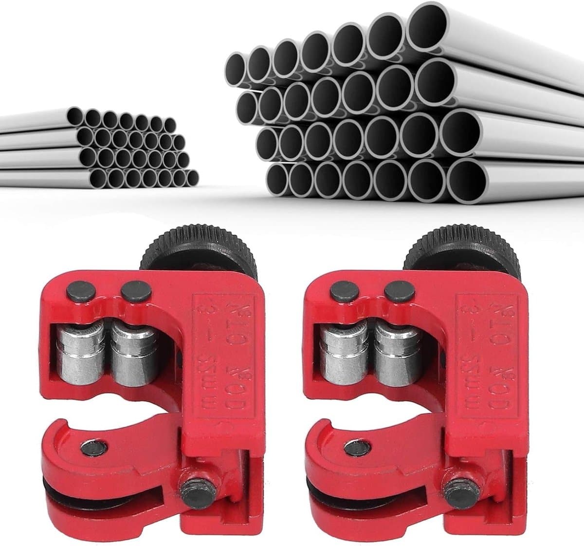 Dailygoods - Buizensnijder - Pijpsnijder voor Aluminium en Koper - Lichtgewicht en Draagbaar - 3-22mm - Perfect voor Loodgieters en Elektriciens - Rood thumbnail 5