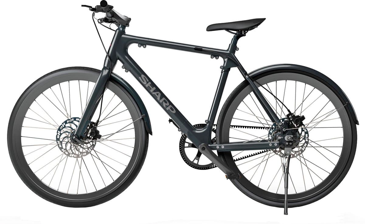 Sharp Milano BK-RS08-EB e-bike 7Ah 1sp naked bike zwart thumbnail 3