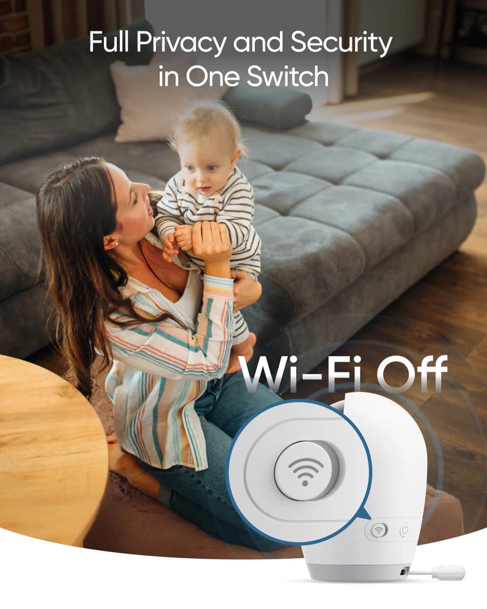 eufy Baby E21 Babyfoon: 4K, hybride Wi-Fi, 5" scherm thumbnail 4