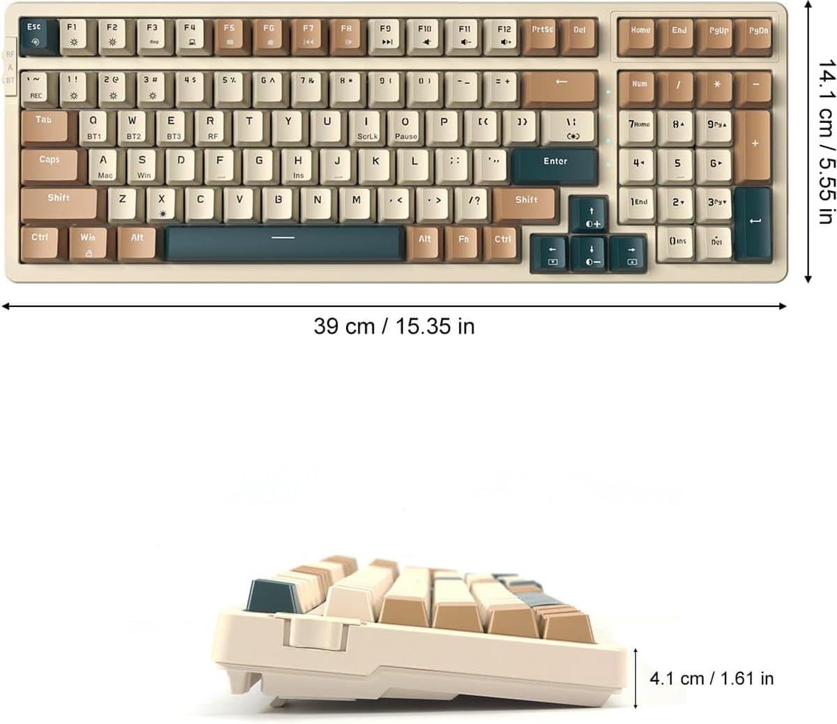 Lexium Mechanisch Toetsenbord - Gaming Toetsenbord - Mechanical Keyboard thumbnail 6