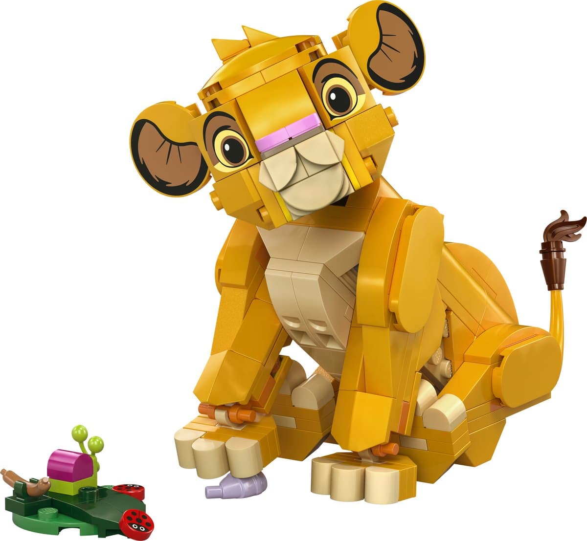 LEGO Disney Simba als welp - draaibare kop, beweegbare poten thumbnail 5