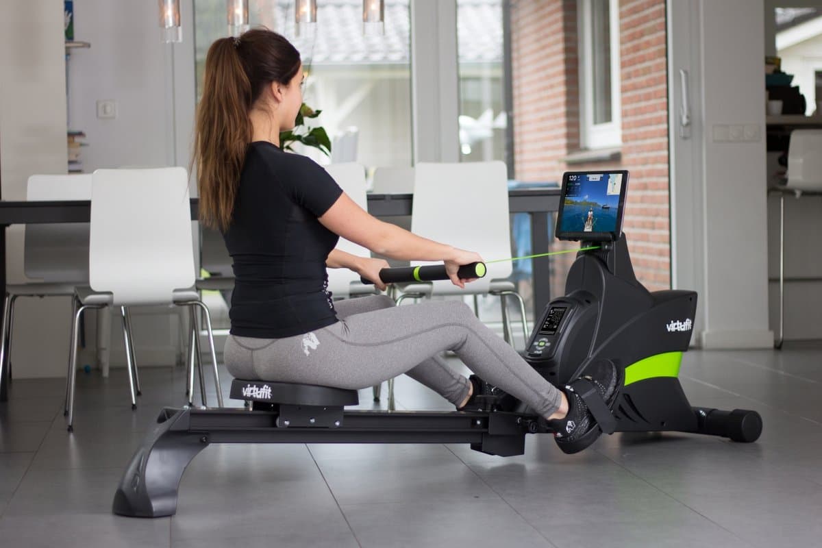 VirtuFit Semi-Pro Roeimachine - Ergometer - Magnetische Weerstand - 34 Programma's - Hartslagfunctie - Stil & Opklapbaar - Kinomap & FitShow - Roeitrainer - Roeiapparaat thumbnail 4