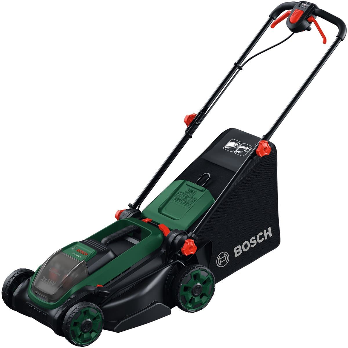 Bosch ROTAK18V2-38: 38cm accultondeuse met 2x4.0Ah thumbnail 2