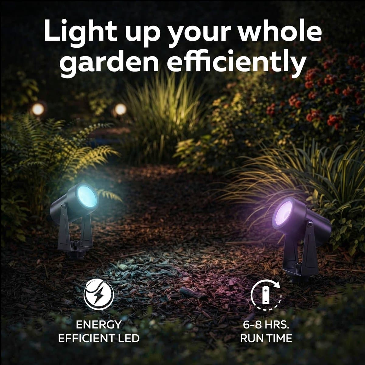 Calex Aosta Solar Spotlight 3-Pack - RGBIC + instelbare wittemperatuur thumbnail 8