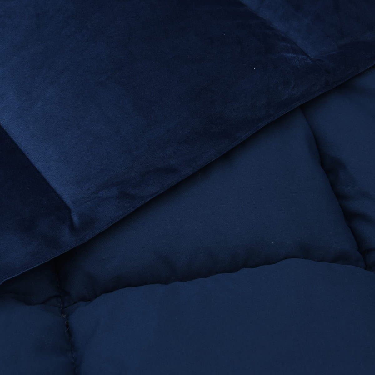 vidaXL - Winter - Duvet - Gekwilt - Donkerblauw - 220 - x - 240 - cm - Microvezel thumbnail 6
