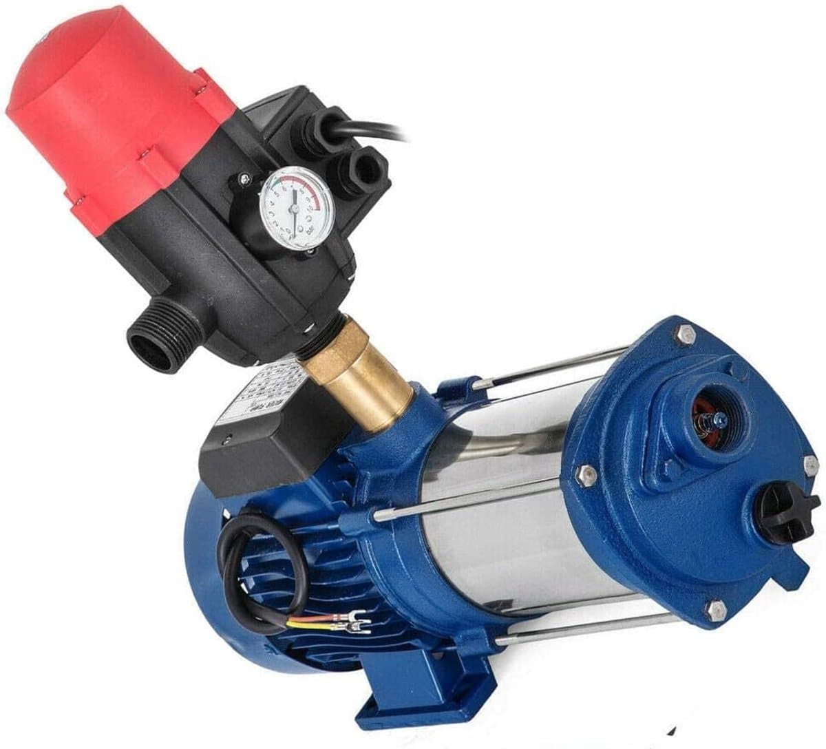 Krachtige Centrifugaalpomp met Drukschakelaar voor Tuin en Agrarisch Gebruik - 4500 L/U thumbnail 2